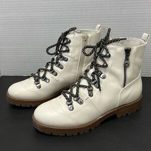 G by Guess NORA Women’s Side Zip Lace Up Boots Size 7